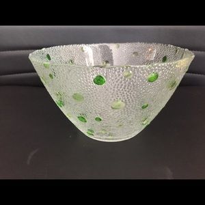 Southern Living at Home Green Bubble Bowl